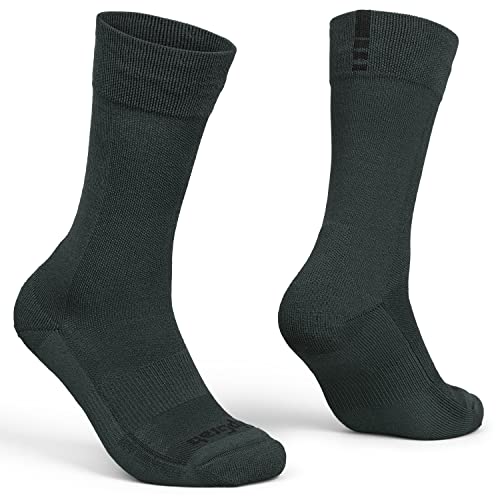 GripGrab Alpine Merino High Cut Winter Fahrradsocken Thermo Sportsocken Lang Radsport Winterstrümpfe Rennrad MTB Gravel von GripGrab