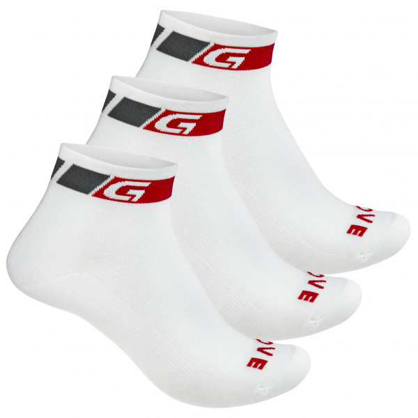 GripGrab - Classic Low Cut 3-Pack - Radsocken Gr 44-47 - L weiß GripGrab - Classic Low Cut 3-Pack - Radsocken Gr 44-47 - L weiß von GripGrab