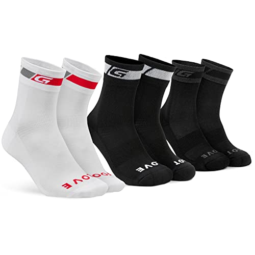 GripGrab Unisex 4 Jahreszeiten Multipack Fahrradsocken 3er Vorteilspack Sport Fahrrad Socken, Schwarz, 38-41 EU GripGrab Unisex 4 Jahreszeiten Multipack Fahrradsocken 3er Vorteilspack Sport Fahrrad Socken, Schwarz, 38-41 EU von GripGrab
