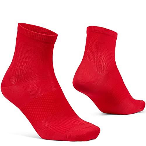 GripGrab Lightweight Airflow Mesh Sommer Radsport Socken Atmungsaktiv 10 Farben 2 Längen High Performance Fahrradsocken von GripGrab