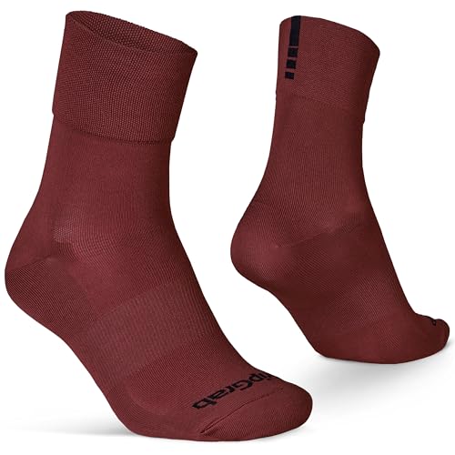 GripGrab Lightweight SL Performance Fahrrad Socken Sommer 1er und 3er Pack Eyecatching 2 Längen Fahrradsocken Kurz Lang von GripGrab