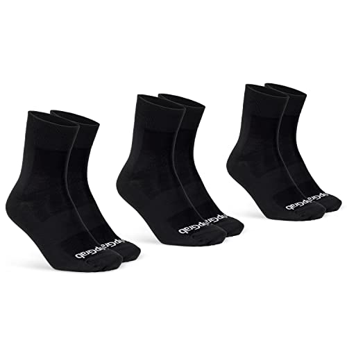 GripGrab Lightweight SL Performance Fahrrad Socken Sommer 1er und 3er Pack Eyecatching 2 Längen Fahrradsocken Kurz Lang von GripGrab