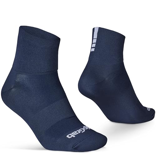 GripGrab Lightweight SL Performance Sommer Radsport Socken 1er und 3er Pack Eyecatching 2 Längen Radsocken Lang Kurz von GripGrab