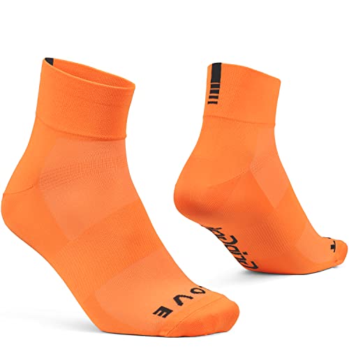 GripGrab Lightweight SL Performance Sommer Radsport Socken 1er und 3er Pack Eyecatching 2 Längen Radsocken Lang Kurz von GripGrab