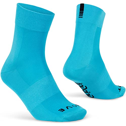 GripGrab Lightweight SL Performance Fahrrad Socken Sommer 1er und 3er Pack Eyecatching 2 Längen Fahrradsocken Kurz Lang von GripGrab