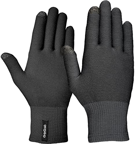 GripGrab Merino Liner Handschuhe Touchscreen Thermo Unterziehhandschuhe Fahrrad mit Merinowolle Radsport Alltag Wandern GripGrab Merino Liner Handschuhe Touchscreen Thermo Unterziehhandschuhe Fahrrad mit Merinowolle Radsport Alltag Wandern von GripGrab