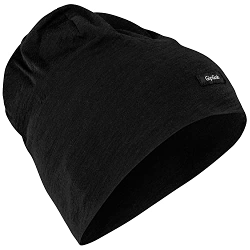 GripGrab Merino Wolle Unterhelm Winter Fahrradmütze Thermo Fahrrad Beanie Radsport Unterziehmütze Skull Cap Sport Mütze von GripGrab