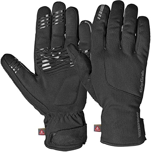 GripGrab Polaris 2 wasserdichte Winter Fahrradhandschuhe Primaloft Gefüttert Regenschutz Radsport Handschuhe Winddicht von GripGrab