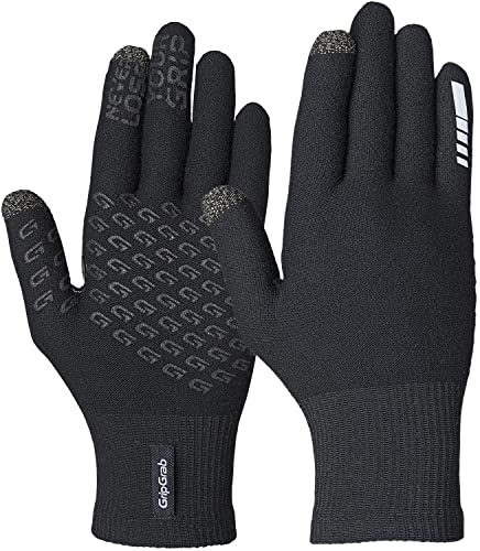 GripGrab Primavera 2 Merino Fahrradhandschuhe Thermo Touchscreen Langfinger Frühling Herbst Winter Übergangshandschuhe von GripGrab