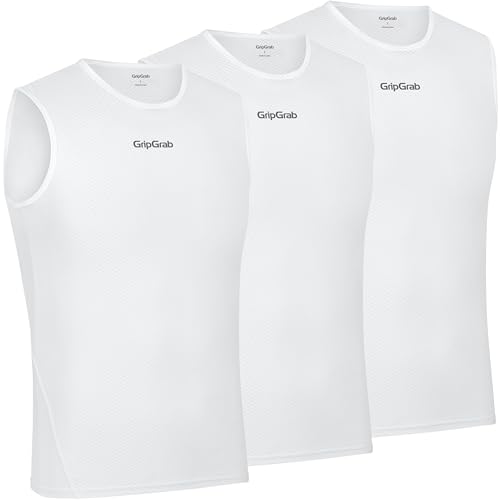 GripGrab Ultralight 1er und 3er Pack Cool Mesh Sommer Fahrrad Unterhemd Ärmellos Herren Radsport Funktionsshirt Dünn GripGrab Ultralight 1er und 3er Pack Cool Mesh Sommer Fahrrad Unterhemd Ärmellos Herren Radsport Funktionsshirt Dünn von GripGrab