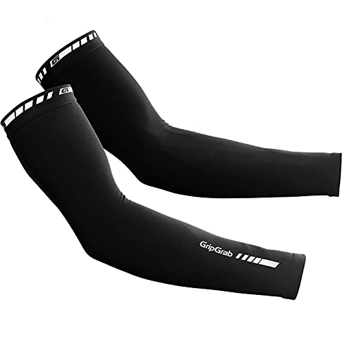 GripGrab Arm Warmers Light Fahrrad Übergangs Armlinge Leichte Dünne Rutschfeste Radsport Armwärmer Frühling Herbst von GripGrab