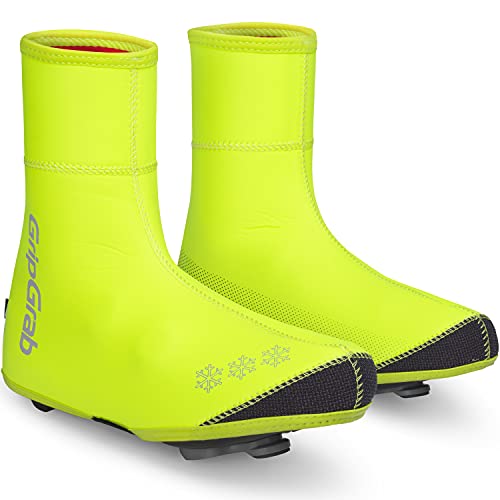 GripGrab Arctic Gefütterte Winter Rennrad Überschuhe Extrem Warme wasserdichte Winddichte Thermo Radsport Überzieher von GripGrab