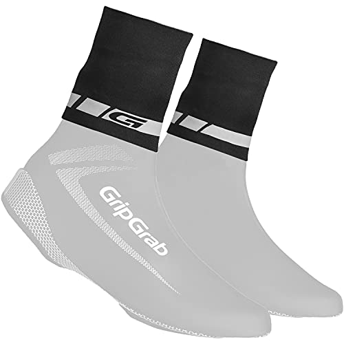 GripGrab Unisex – Erwachsene CyclinGaiter Knöchel Überschuhabdichtung Neopren Radsport Regen Überschuhe wasserdichte Rad Gamaschen Stulpen Fahrrad, Schwarz, L/XL von GripGrab