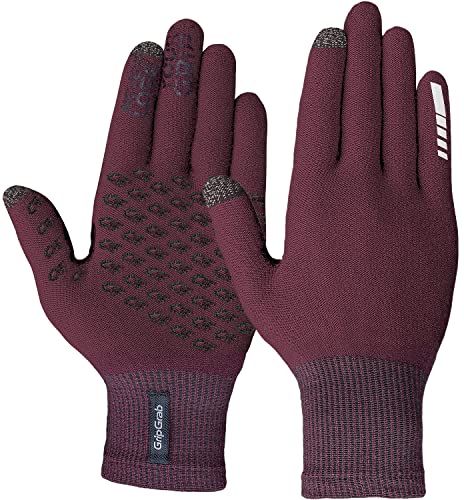 GripGrab Primavera 2 Merino Fahrradhandschuhe Thermo Touchscreen Langfinger Frühling Herbst Winter Übergangshandschuhe von GripGrab