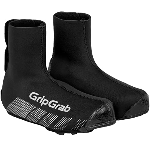 GripGrab Unisex Gripgrab Ride Winter Thermo Neopren Rennrad Oversko Vindtæt Cykling Regnslag Vindskærm Vinter Oversk berschuhe Fahrrad, Schwarz, 36/37 EU von GripGrab