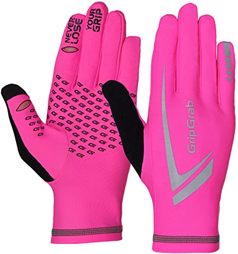GripGrab Unisex – Erwachsene Running Expert Vollfinger Winter Touchscreen Laufhandschuhe Jogging Handschuhe Laufen Hoch Sichtbar, Pink Hi-Vis, XS GripGrab Unisex – Erwachsene Running Expert Vollfinger Winter Touchscreen Laufhandschuhe Jogging Handschuhe Laufen Hoch Sichtbar, Pink Hi-Vis, XS von GripGrab