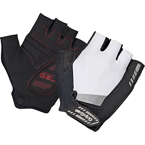 GripGrab SuperGel 6mm DoctorGel Polsterung Kurzfinger Fahrradhandschuhe Dämpfende Fingerlose Sommer Radsport Handschuhe von GripGrab