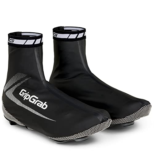 GripGrab Unisex – Erwachsene Überschuhe Raceaqua Rennrad, Schwarz, XL (44/45) von GripGrab