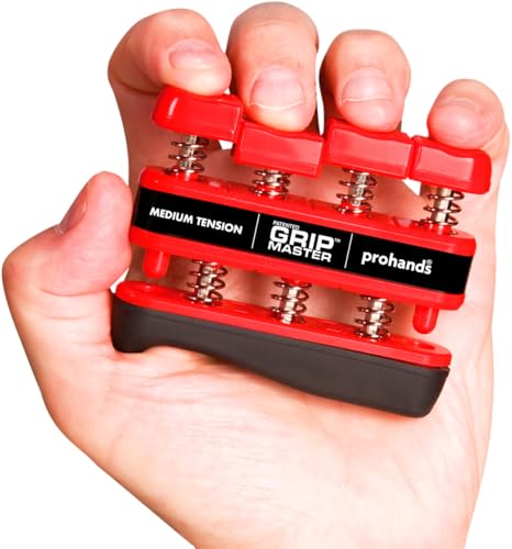 Pro Hands Fingertrainer Gripmaster medium, Red, 230x140 Pro Hands Fingertrainer Gripmaster medium, Red, 230x140 von Prohands