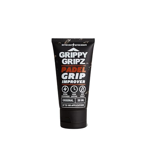 GrippyGripz Padel Griff Gel - Für besseren Griff. Anti-Schweiß, antibakteriell, Keine Flecken, Entwickelt in Schweden - wirksame Flüssigkeit Magnesium GripGlue Padel Tennis-50ml. GrippyGripz Padel Griff Gel - Für besseren Griff. Anti-Schweiß, antibakteriell, Keine Flecken, Entwickelt in Schweden - wirksame Flüssigkeit Magnesium GripGlue Padel Tennis-50ml. von GrippyGripz