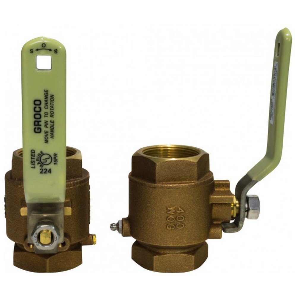 Groco Ff Ball Valve Golden 1/2´´ Groco Ff Ball Valve Golden 1/2´´ von Groco