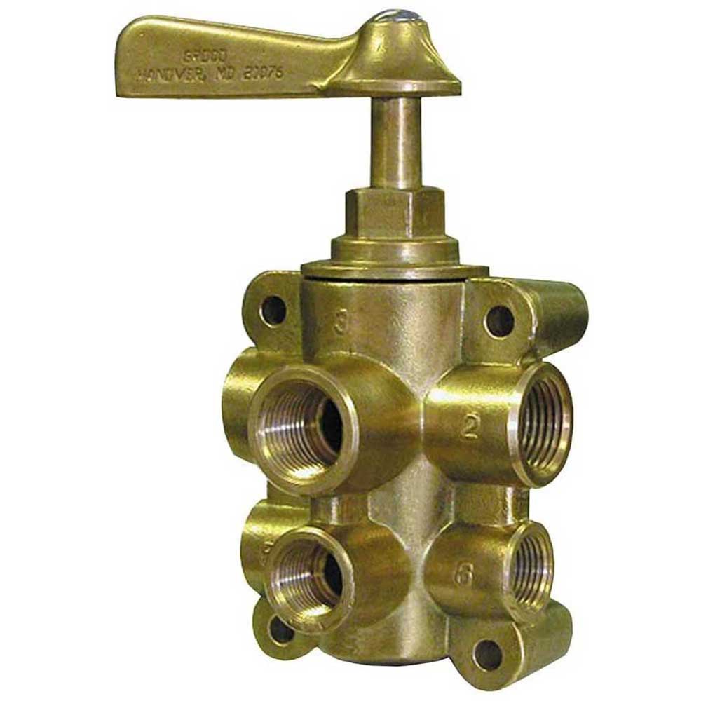 Groco Fuel Valve 6 Port Golden Groco Fuel Valve 6 Port Golden von Groco