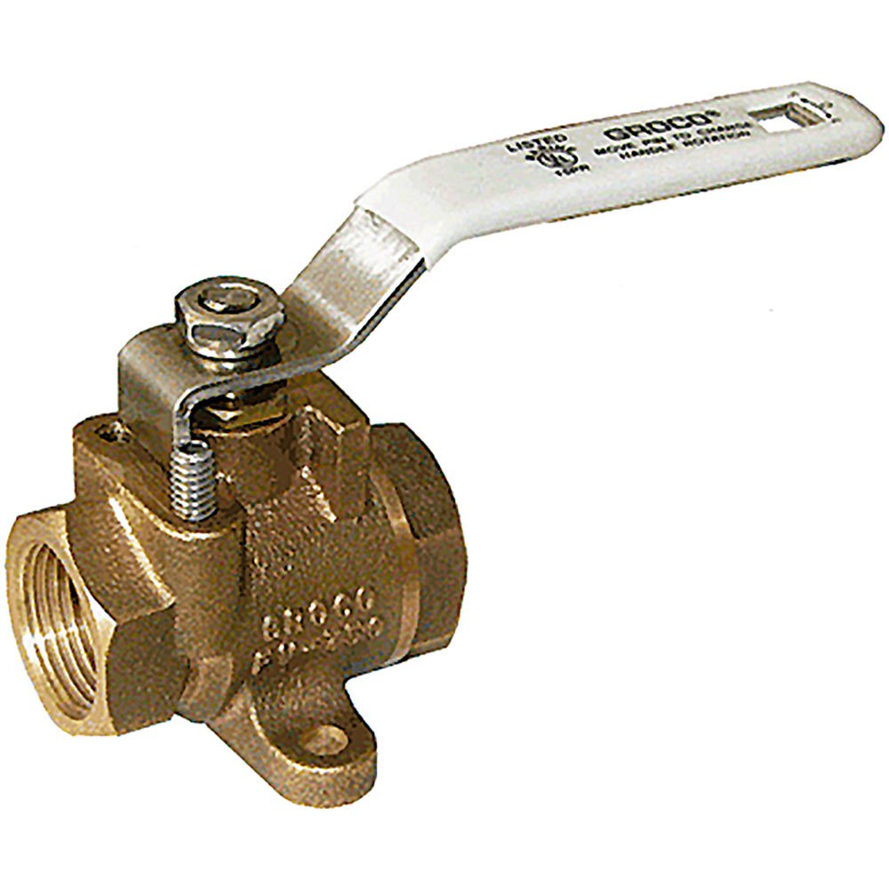 Groco Fuel Valve Ports Golden 1/2´´ von Groco