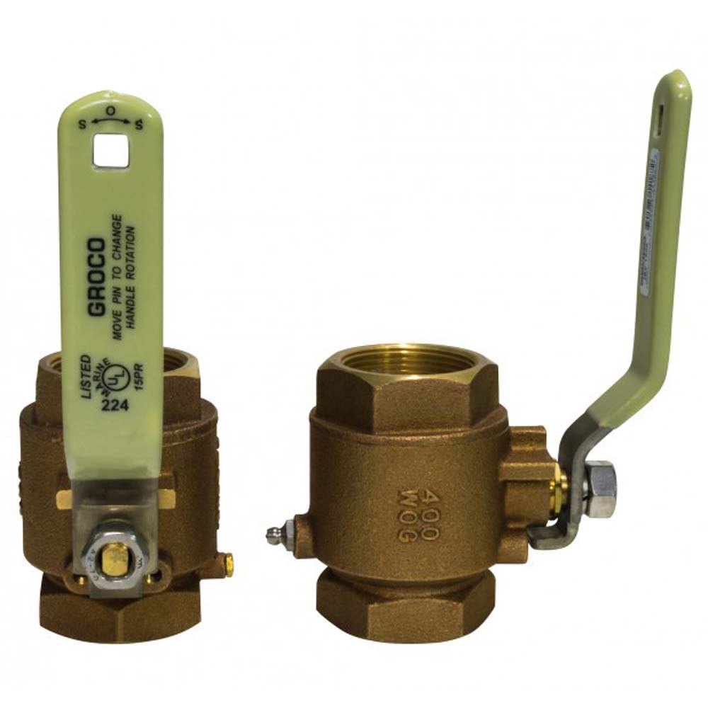 Groco Ibv Series Full Flow In-line Ball Valve Golden 2 1/2´´ Groco Ibv Series Full Flow In-line Ball Valve Golden 2 1/2´´ von Groco