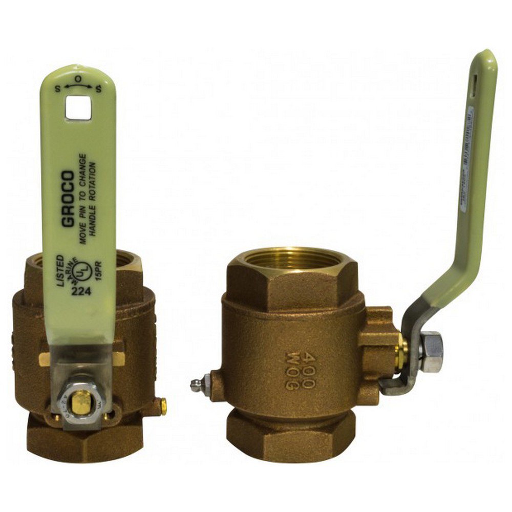 Groco In-line Ball Valve Golden 4´´ Groco In-line Ball Valve Golden 4´´ von Groco