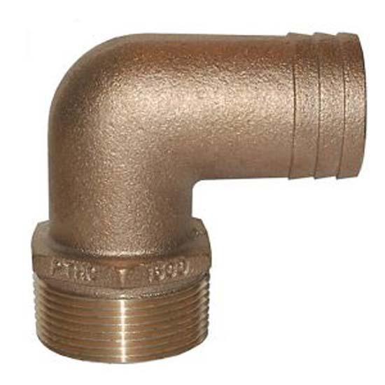 Groco Pipe To Hose Adapter Braun 25 x 25 mm von Groco