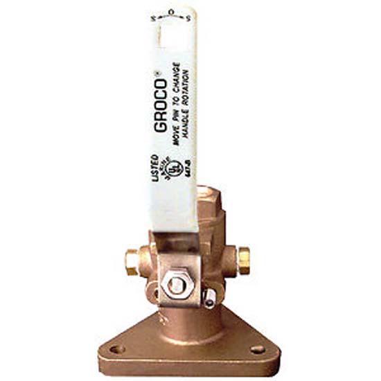 Groco Triangle Base Seacock Valve Braun 38 mm Groco Triangle Base Seacock Valve Braun 38 mm von Groco