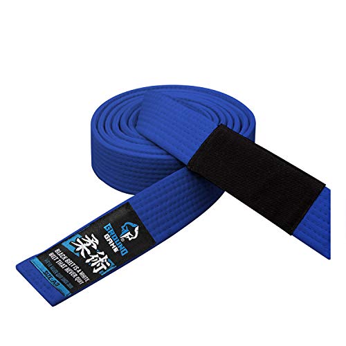 Ground Game BJJ Gürtel BJJ Belt | Brazilian Jiu-Jitsu Gi Kimono Gürtel | Blau, Größe A1 260 cm Ground Game BJJ Gürtel BJJ Belt | Brazilian Jiu-Jitsu Gi Kimono Gürtel | Blau, Größe A1 260 cm von Ground Game