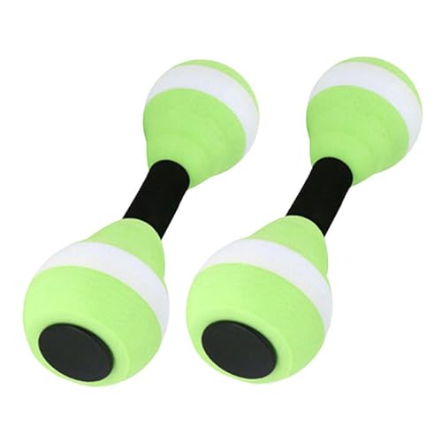 Wasser Dumbbell Kid Eva-Foam Wassergewicht für Schwimmwasser Aerobic Hantel für Schwimmtrainingsausrüstung 1Pair Green White Kinder Wasser Dumbbells von Grtheenumb