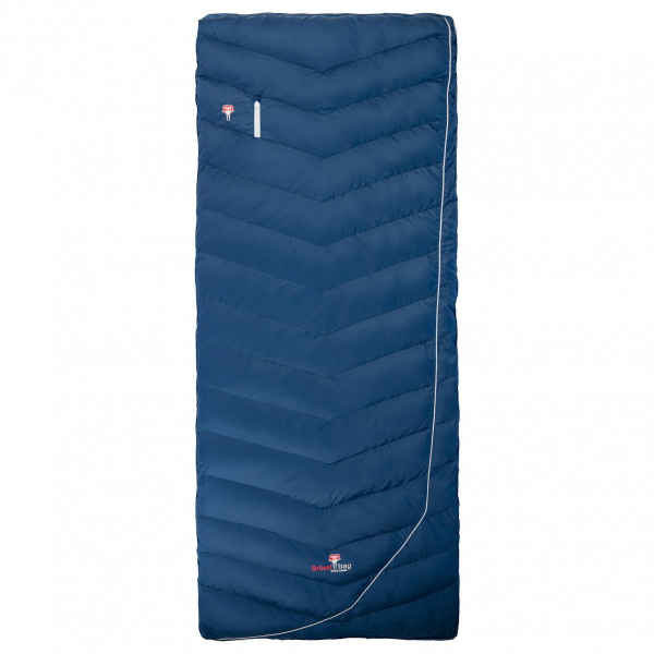 Grüezi Bag - Biopod Downwool Hybrid Cotton Comfort - Daunenschlafsack Gr 200 x 80 cm blau von Grüezi Bag