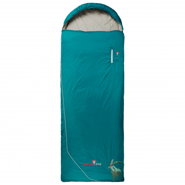 Grüezi Bag - Biopod Wolle Goas Comfort - Kunstfaserschlafsack Gr 191 cm blau von Grüezi Bag