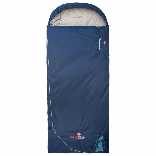 Grüezi Bag - Biopod Wolle Murmeltier Comfort - Kunstfaserschlafsack Gr 191 cm blau von Grüezi Bag