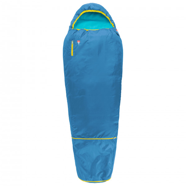 Grüezi Bag - Kids Grow Colorful Water - Kinderschlafsack Gr 155 cm blau von Grüezi Bag