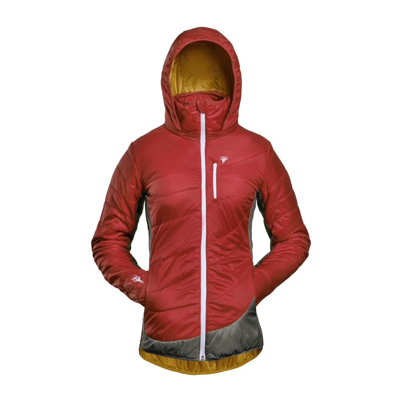Grüezi Bag Refreshful SilkWool Damenjacke - Cherry/Grey, S Grüezi Bag Refreshful SilkWool Damenjacke - Cherry/Grey, S von Grüezi Bag