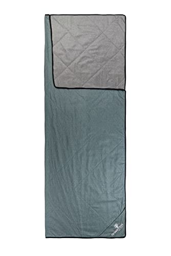 Grüezi bag WellhealthBlanket Wool Deluxe, Körpergröße 160-200cm, 1600g, 2in1 Decke & Schlafsack für Camping & Wohnwagen, Smoky-Blue/Grey Grüezi bag WellhealthBlanket Wool Deluxe, Körpergröße 160-200cm, 1600g, 2in1 Decke & Schlafsack für Camping & Wohnwagen, Smoky-Blue/Grey von Grüezi-Bag