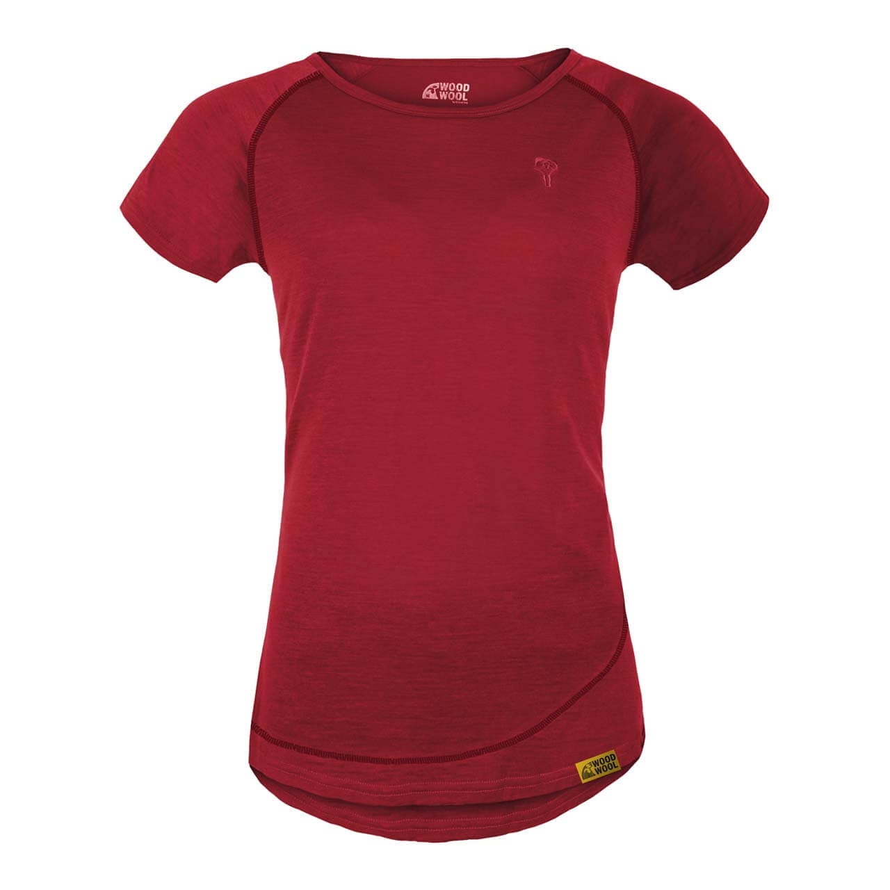 Grüezi Bag WoodWool T-Shirt Lady Burnham - Fired Red Brick, XS von Grüezi Bag
