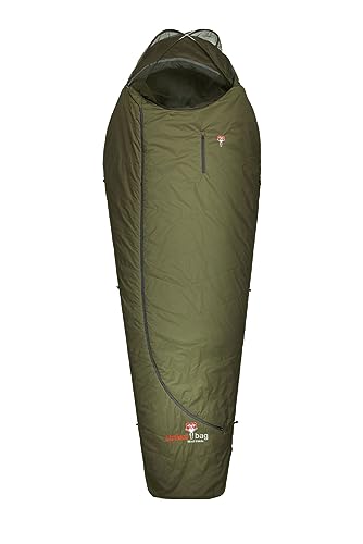 Grüezi bag Biopod Wolle Survival 185 Schlafsack, Almwolle-Füllung, 215x78x50cm, 1200g, Packmaß Ø27x23cm, Camping/Hütte/Zelten, bis 185 cm Körpergröße Grüezi bag Biopod Wolle Survival 185 Schlafsack, Almwolle-Füllung, 215x78x50cm, 1200g, Packmaß Ø27x23cm, Camping/Hütte/Zelten, bis 185 cm Körpergröße von Grüezi-Bag
