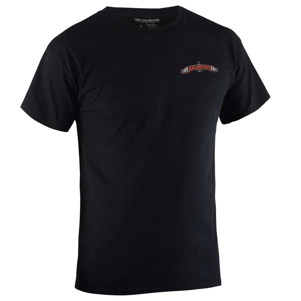 Grundens Classic Salmon Short Sleeve T-shirt Schwarz M Mann von Grundens