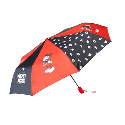 Grupo Erik Taschen Regenschirm Automatik Disney Mickey Mouse Regenschirm Klein - Regenschirm Kinder und Erwachsene - Taschenschirm Automatik Offizieller Disney Merch Rot Grupo Erik Taschen Regenschirm Automatik Disney Mickey Mouse Regenschirm Klein - Regenschirm Kinder und Erwachsene - Taschenschirm Automatik Offizieller Disney Merch Rot von Grupo Erik
