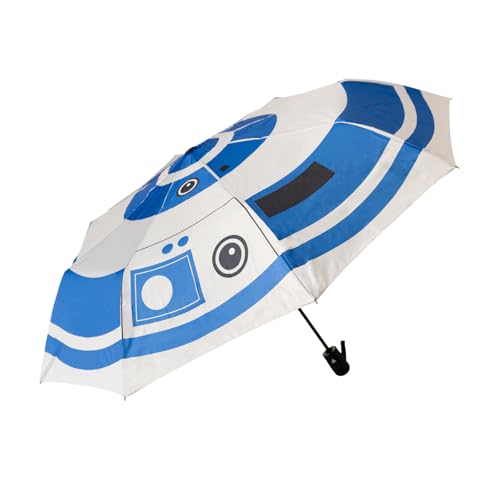 Grupo Erik Taschen Regenschirm Automatik Star Wars Regenschirm Klein - Regenschirm Kinder und Erwachsene - Taschenschirm Automatik Offizieller Star Wars Merch Blau Grupo Erik Taschen Regenschirm Automatik Star Wars Regenschirm Klein - Regenschirm Kinder und Erwachsene - Taschenschirm Automatik Offizieller Star Wars Merch Blau von Grupo Erik