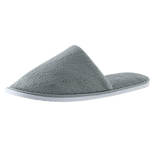 Gsheocm Hausschuhe Kuschelig Wärme Hausschuhe Weiches Bequeme Filzpantoffeln Indoor Outdoor Slippers Baumwolle Anti-Rutsch Pantoffeln Fleece-Futter Hauslatschen Pantoffeln von Gsheocm