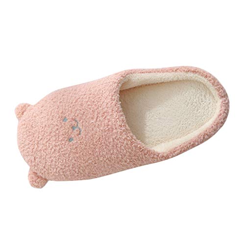 Gsheocm Kuschel Hausschuhe Damen, Pantoffeln Damen Winter Lustige, Weich Memory Foam Fluffy Bequeme Winterhausschuhe Drinnen Und Draussen Freizeitschuhe Lammfellhausschuhe von Gsheocm