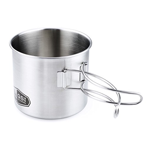 Gsi Outdoors Glacier Stainless Bottle Cup/Pot, Silver von GSI Outdoors