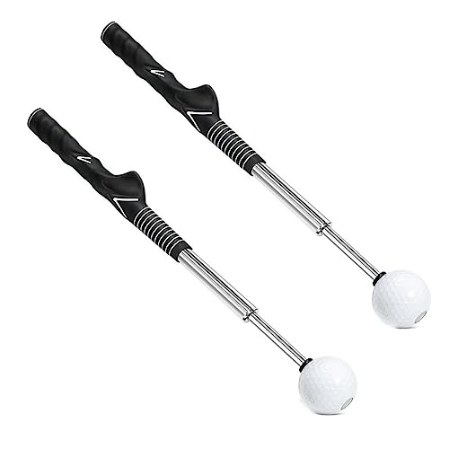 Gsrimgratoe Golf Swing Trainer Aid – Trainingshilfe für Golf, für Flexibilität, Tempo und Kraft, Golfschläger, 2 Stück von Gsrimgratoe