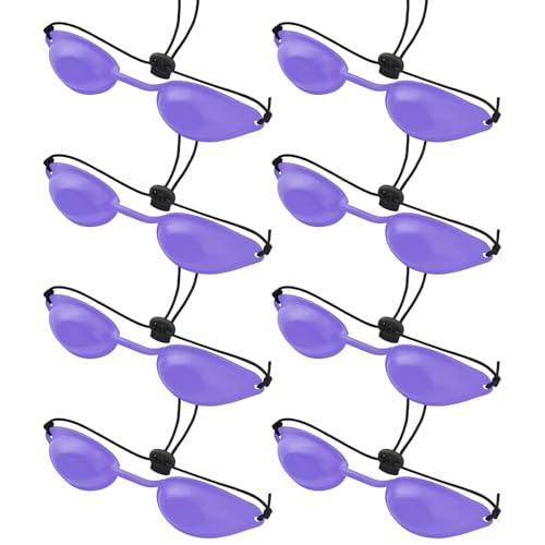 Guador 8 pcs Solarium Schutzbrille,UV Schutzbrille Augen Schutzbrille Zuverlässigen Infrarot Solarium Schutzbrille lichttherapie Sonnenbank Beauty Sonnenbrille IPL Behandlung LED Lichttherapie Lila Guador 8 pcs Solarium Schutzbrille,UV Schutzbrille Augen Schutzbrille Zuverlässigen Infrarot Solarium Schutzbrille lichttherapie Sonnenbank Beauty Sonnenbrille IPL Behandlung LED Lichttherapie Lila von Guador