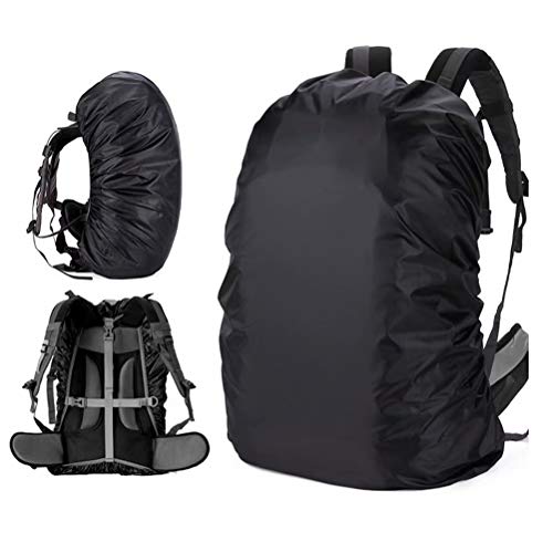 GTLAOGS wasserdichte Abdeckung für Rucksack (15-80 l), Dreifache Wasserdichtigkeit, Einstellbarer Anti-Rutsch-Gurt, Verschleißfest, Robust, für Outdoor, Wandern, Camping, Reisen, Radfahren(S(15-25L)) von GTLAOGS